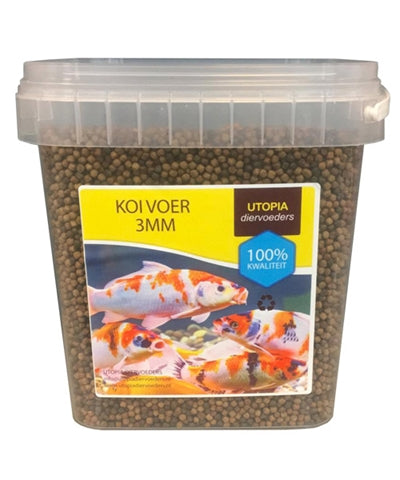 Utopia Koi Voer 3 Mm 1 Kg 2,5 Ltr