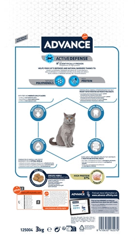 Advance Cat Sterilized Turkey 3 Kg