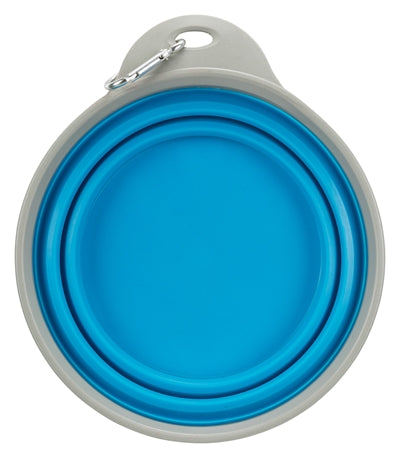 Trixie Voerbak / Drinkbak Reis Stevige Rand Siliconen Assorti 1 Ltr 18 Cm