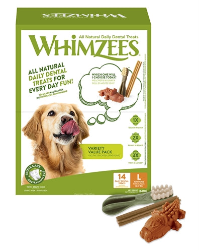 Whimzees Variety Box Large 14 St