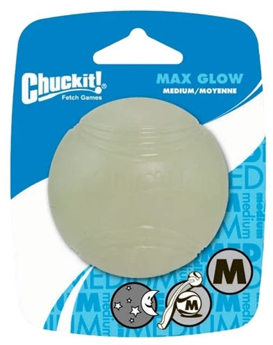 Chuckit Max Glow Bal Glow In The Dark Large 7X7X7 Cm