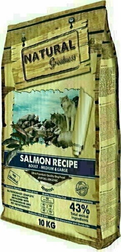 Natural Greatness Salmon Recipe Sensitive Medium / Large 10 Kg