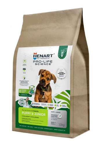 Henart Mealworm Insect Puppy / Junior With Hem Eggshell Membrane 10 Kg