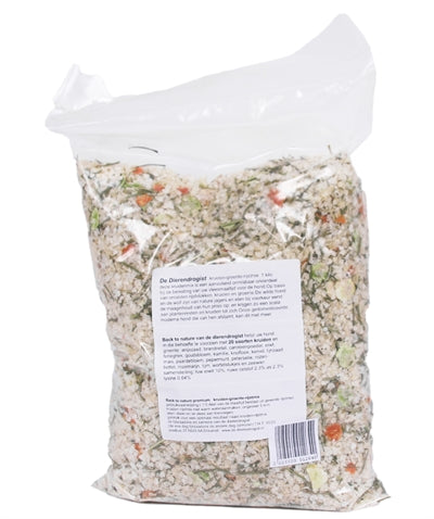 Dierendrogist Back To Nature Kruiden / Groenten / Rijst 1 Kg