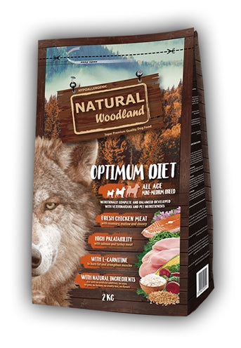 Natural Woodland Optimum Mini / Medium Breed Diet 2 Kg