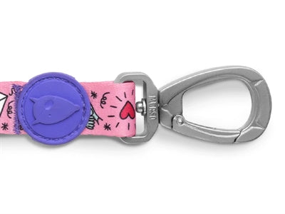 Morso Hondenriem Gerecycled Sweet Tweet Roze 120X1,5 Cm 6-20 Kg