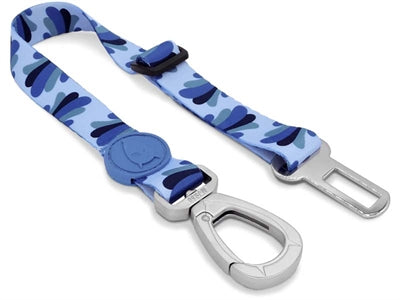 Morso Honden Autogordel Gerecycled Splash Blauw 40-65X1,5 Cm Tot 20 Kg