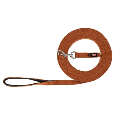 Trixie Hondenriem Sleeplijn Katoen Roest Bruin 10 Mtr X 2 Cm