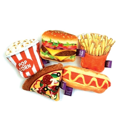Happy Pet Tabby Patch Fast Food Met Catnip Assorti 11,5X5,5X3,5 Cm