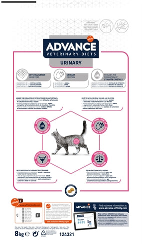 Advance Veterinary Diet Cat Urinary Urinewegen 8 Kg