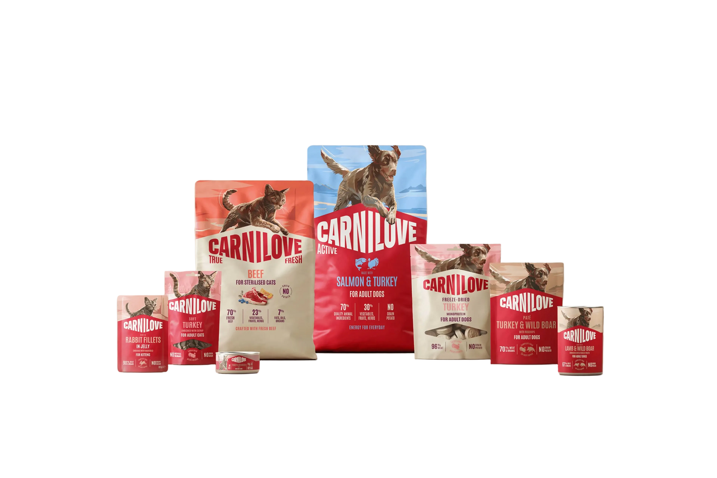 Voordeelpakket Carnilove droogvoer en snacks