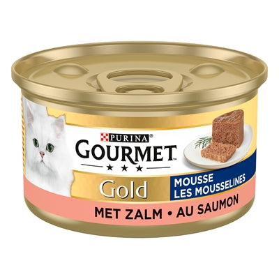Gourmet Gold Fijne Mousse Zalm 24X85 Gr