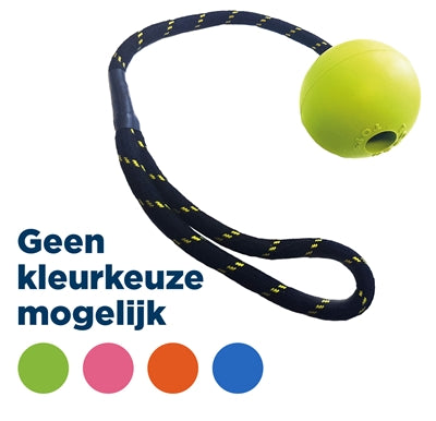 Happy Pet Tough Toys Floater Rubber Bal Touw Assorti Large 32X6,5X6,5 Cm