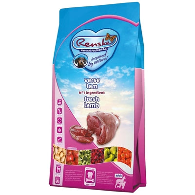 Renske Super Premium Adult Lam Graanvrij Hypoallergeen 12 Kg