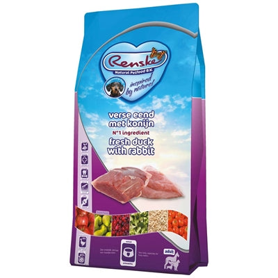 Renske Super Premium Adult Eend / Konijn 12 Kg