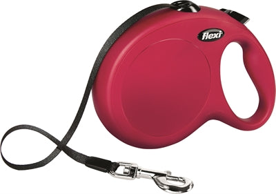 Flexi Rollijn Classic Tape Rood L 8 Mtr