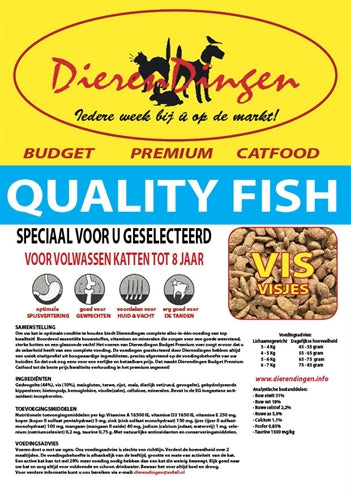 Budget Premium Catfood Quality Fish 15 Kg