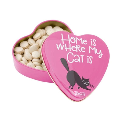 Sanal Hartenblik Home Is Where My Cat Is Gistsnoepjes 60 Gr
