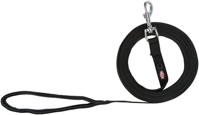 Trixie Hondenriem Sleeplijn Singelband Zwart 20 Mm X 5 Mtr