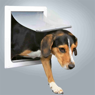 Trixie 2-Weg Hondenluik Wit S-M 30 X 36 Cm