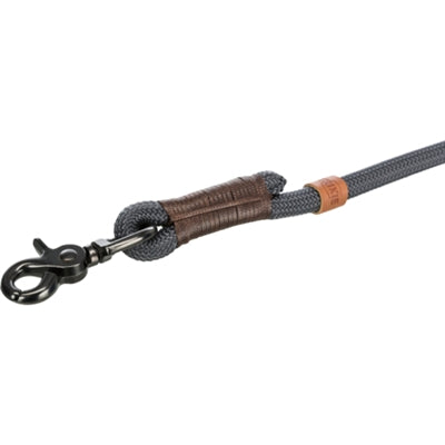 Trixie Hondenriem Be Nordic Verstelbaar Donkergrijs / Bruin 200X1,3 Cm