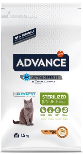 Advance Cat Junior Sterilized Chicken 1,5 Kg