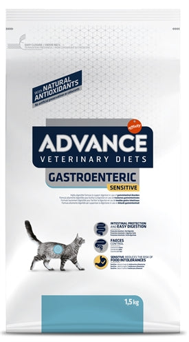 Advance Veterinary Diet Cat Gastroenteric Spijsvertering Sensitive 1,5 Kg