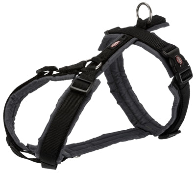 Trixie Hondentuig Premium Trekking Zwart / Grijs 62-74X2,5 Cm