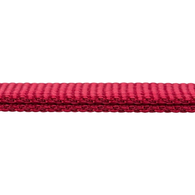 Trixie Hondenriem Premium Dubbelgestikt Verstelbaar Rood 200X2 Cm