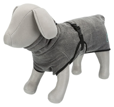 Trixie Badjas Hond Badstof Grijs 40 Cm