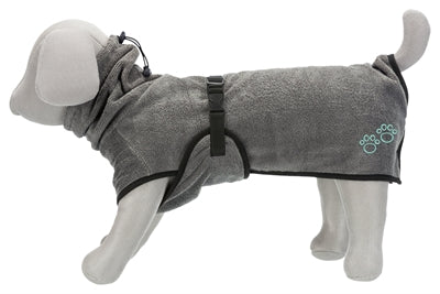 Trixie Badjas Hond Badstof Grijs 60 Cm