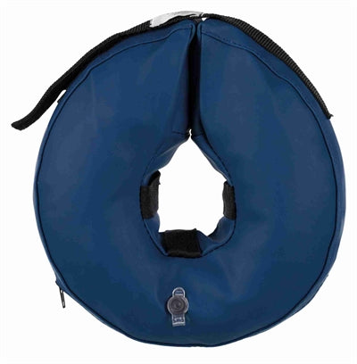 Trixie Beschermkraag Opblaasbaar Blauw Xs 20-24X8 Cm
