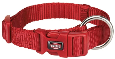 Trixie Halsband Hond Premium Rood 30-45X1,5 Cm