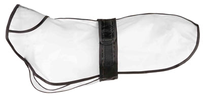 Trixie Regenjas Tarbes Transparant / Zwarte Stroken 55 Cm