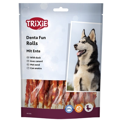 Trixie Denta Fun Duck Chewing Rolls 240 Gr 12 Cm
