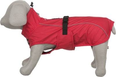 Trixie Regenjas Hond Vimy Rood Rug 30 Cm Buik 24-34 Cm