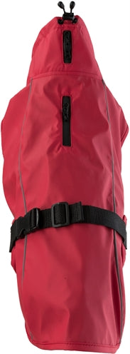Trixie Regenjas Hond Vimy Rood Rug 30 Cm Buik 24-34 Cm