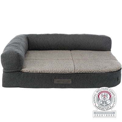 Trixie Vital Hondenmand Sofa Bendson Orthopedisch Grijs 100X80 Cm