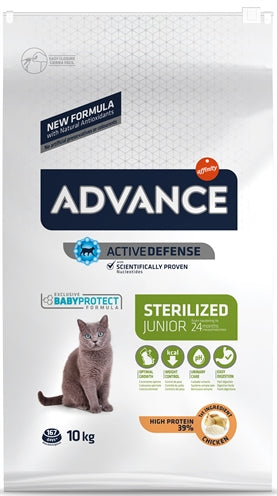 Advance Cat Junior Sterilized Chicken 10 Kg