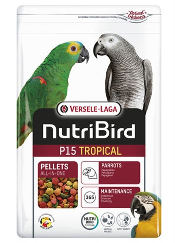 Nutribird P15 Tropical Onderhoudsvoeder 3 Kg