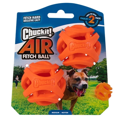 Chuckit Air Fetch Bal Medium Oranje Medium 2 St