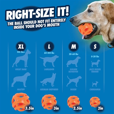Chuckit Air Fetch Bal Medium Oranje Medium 2 St