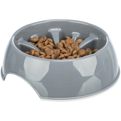 Trixie Voerbak Slowfeeding Kunststof / Tpr Assorti 20 Cm 800 Ml
