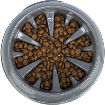 Trixie Voerbak Slowfeeding Kunststof / Tpr Assorti 25 Cm 1,4 Ltr
