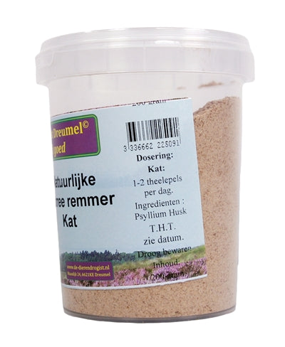 Dierendrogist Natuurlijke Diarree Remmer Kat 200 Gr