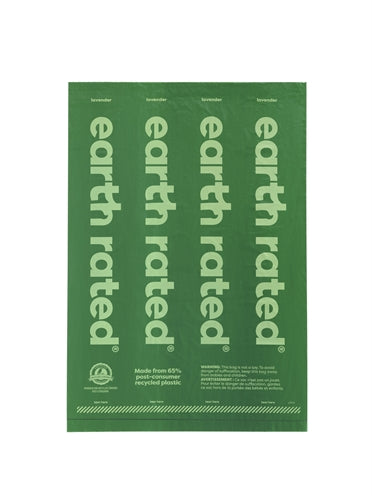 Earth Rated Poepzakjes Lavendel Gerecycled 21X15 St
