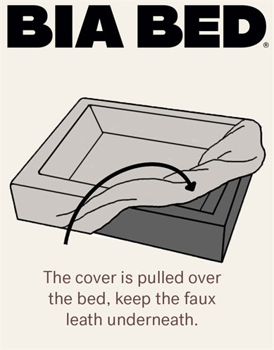 Bia Bed Rib Hoes Hondenmand Zand Bia-3 70X60X15 Cm