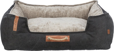 Trixie Be Nordic Hondenmand Fohr Zwart / Zand 80X60X26 Cm