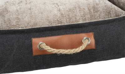 Trixie Be Nordic Hondenmand Fohr Zwart / Zand 100X80X30 Cm