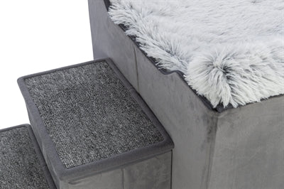 Trixie Hondenmand Huis Harvey Met Trap Grijs / Wit 154X60X60 Cm
